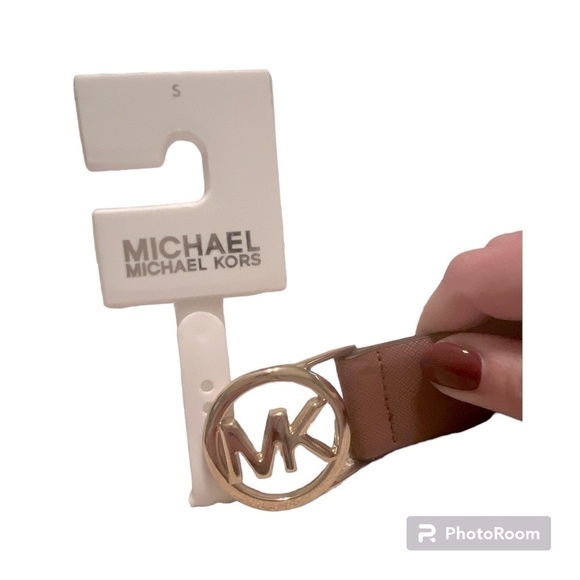 NWT Michael Kors belt luggage/gold color size small - Picture 3 of 4